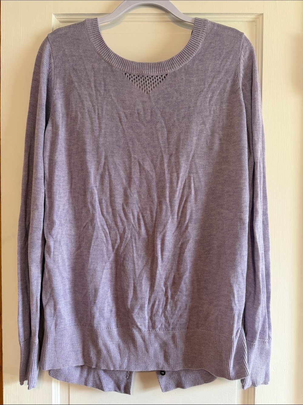 Lululemon Wrap It Back Cashmere Blend Reversible Sweater Size 12